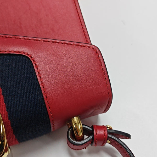 Sylvie Mini Calfskin Red