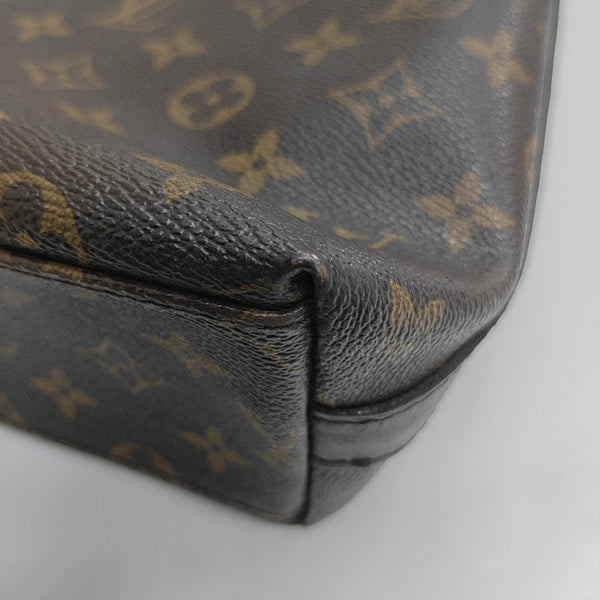 KITAN Monogram Coated Canvas Brown