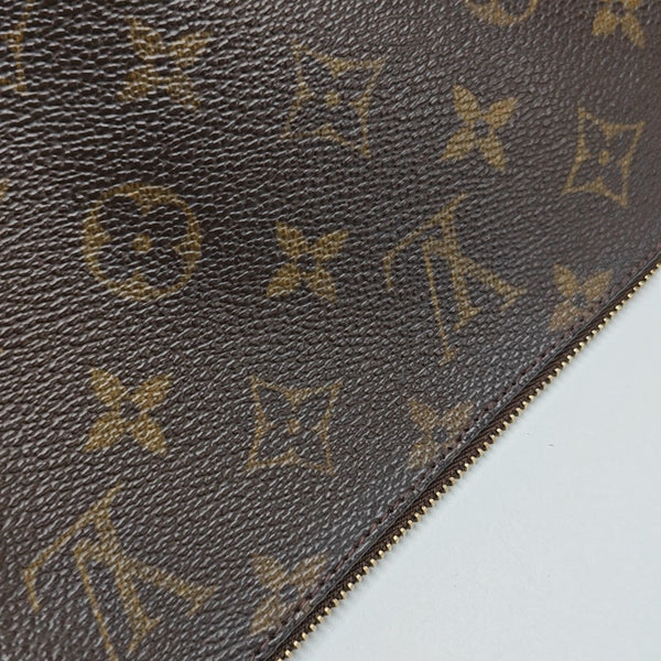 ACCESSOIRES Monogram Coated Canvas Brown