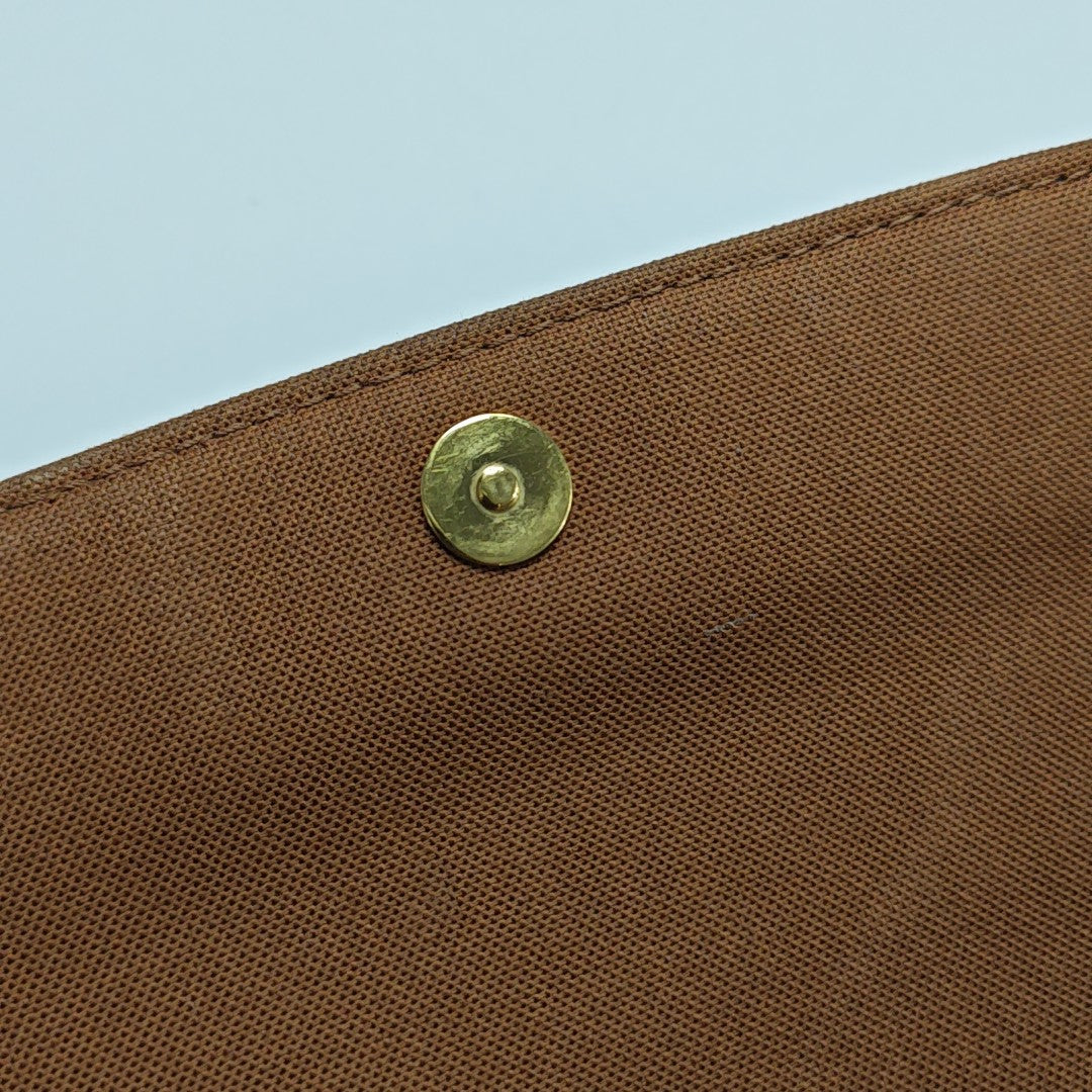 IVY Monogram Coated Canvas Brown
