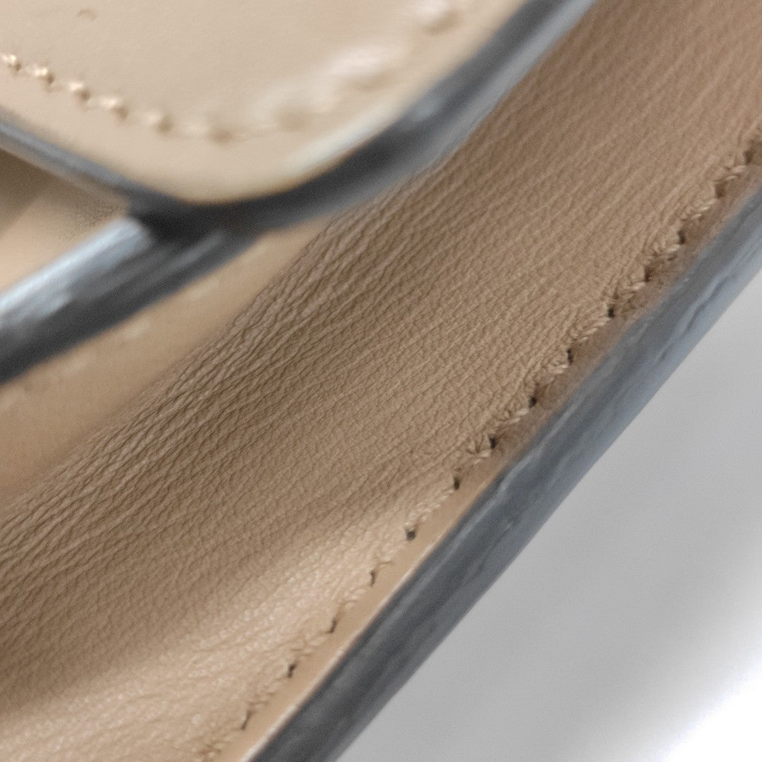 Interlocking G Small Calfskin Brown