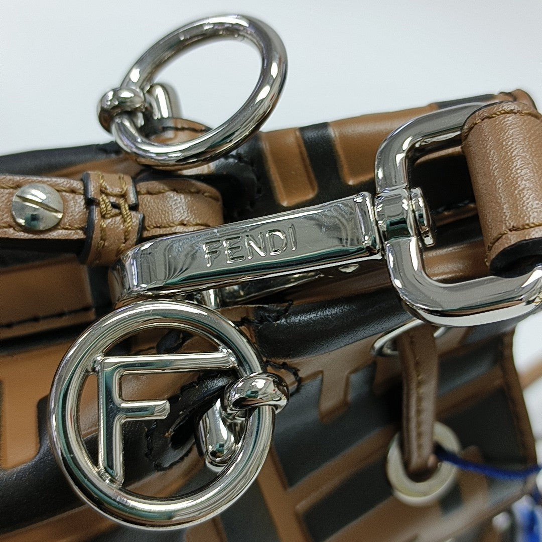 Mon Tresor Mini Calfskin Brown