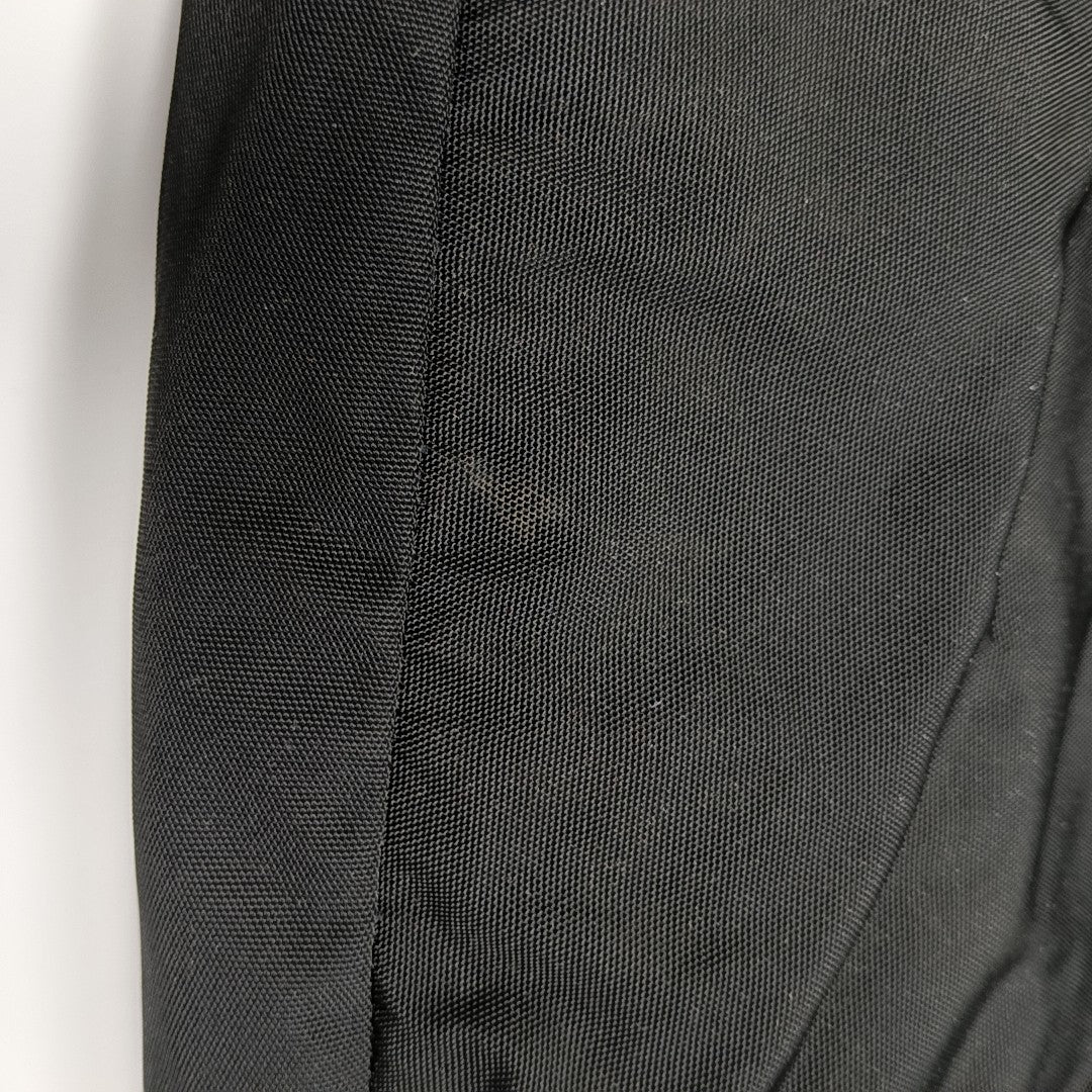 Nylon Top Handle Bag Black