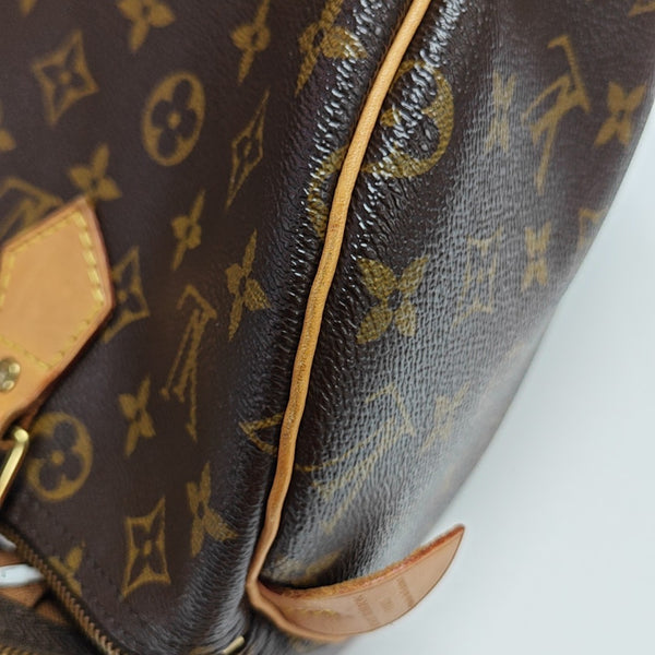 SPEEDY 30 Monogram Coated Canvas Brown