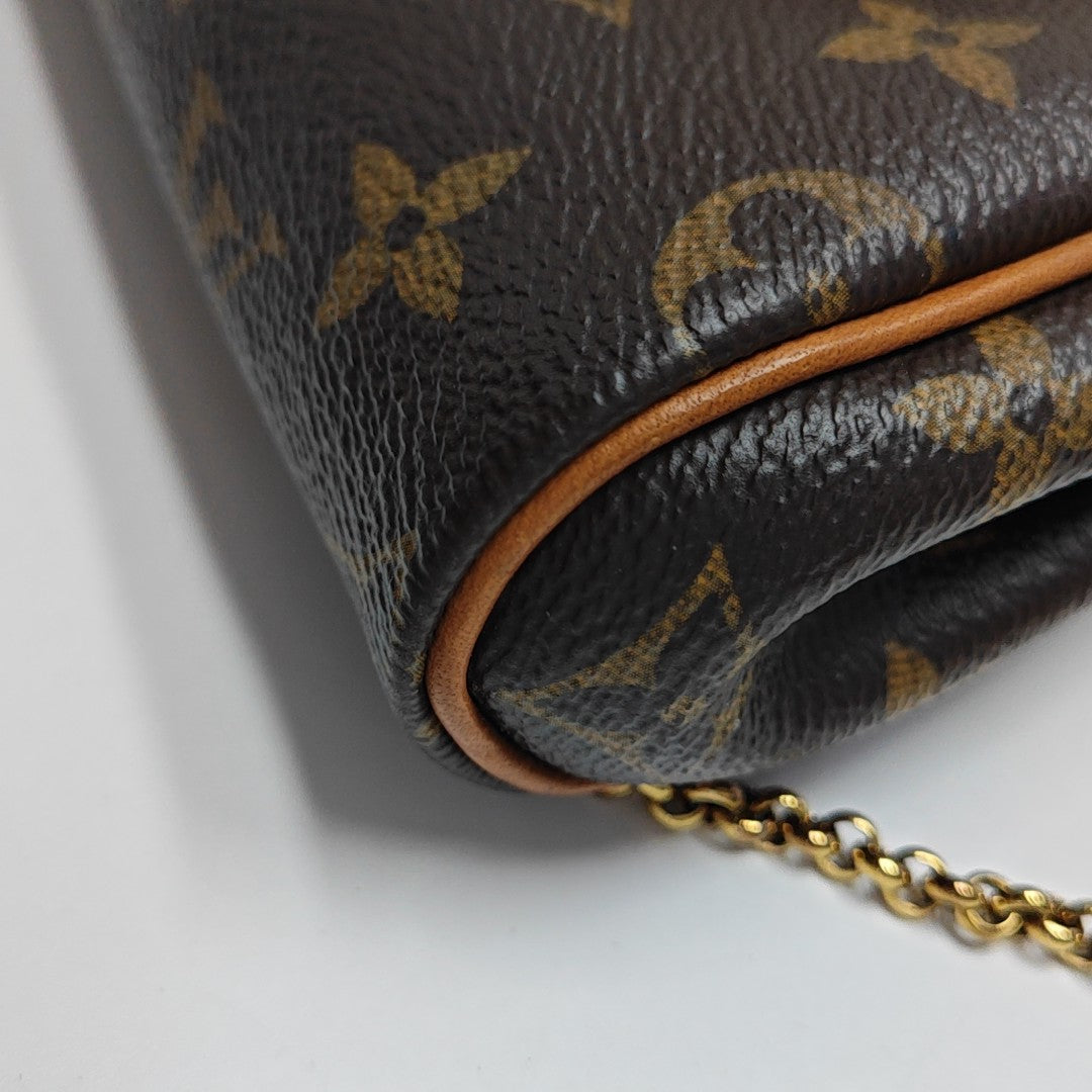 EVA Monogram Coated Canvas Brown