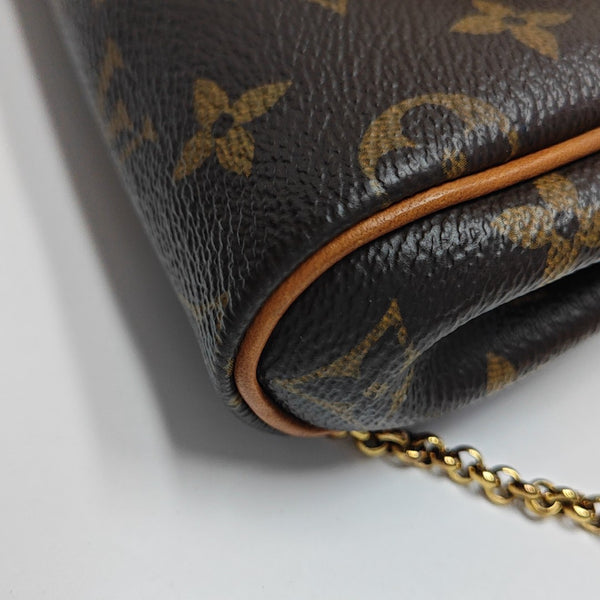 EVA Monogram Coated Canvas Brown