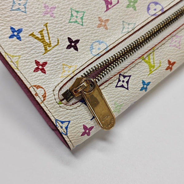 LV × TM KOALA Monogram Coated Canvas White Wallet
