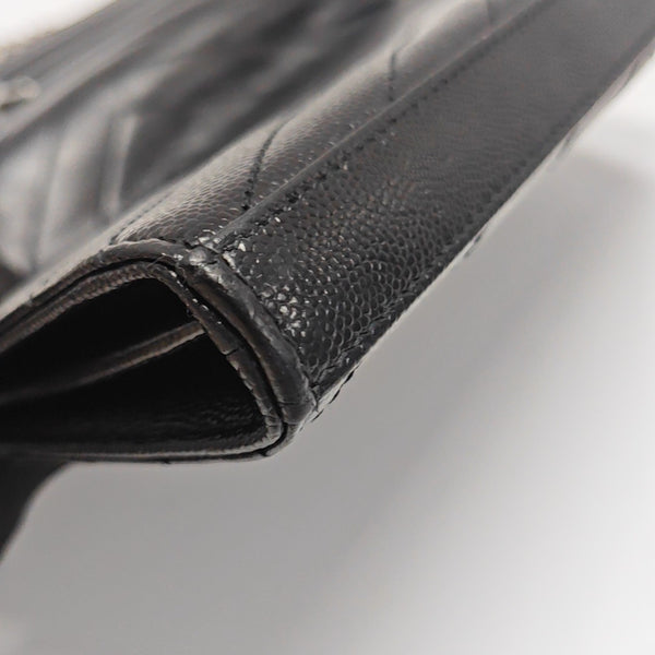 MONOGRAM Medium Chevron Calfskin Black