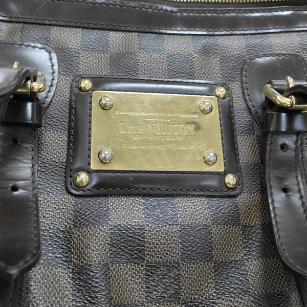 BERKELEY Damier Ebene Coated Canvas Brown