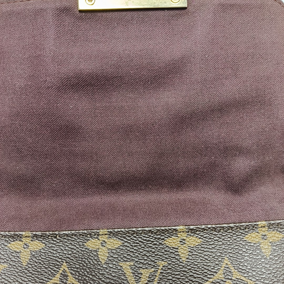 FAVORITE PM Monogram Coated Canvas Brown