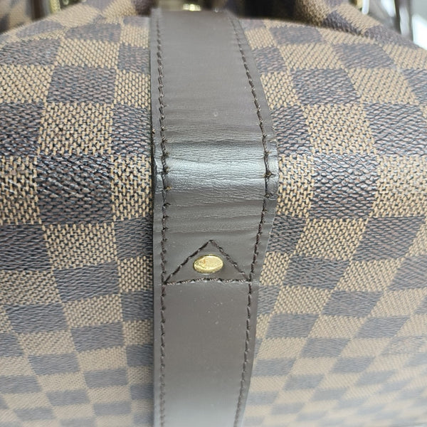 EOLE Damier Ebene Coated Canvas Brown