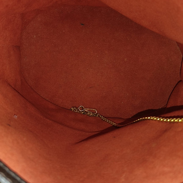BUCKET PM Damier Ebene Coated Canvas Brown