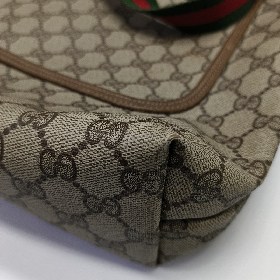 GG Supreme Monogram Coated Canvas Beige