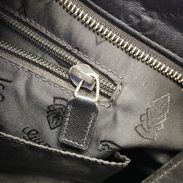 GG Imprime Monogram Calfskin Black