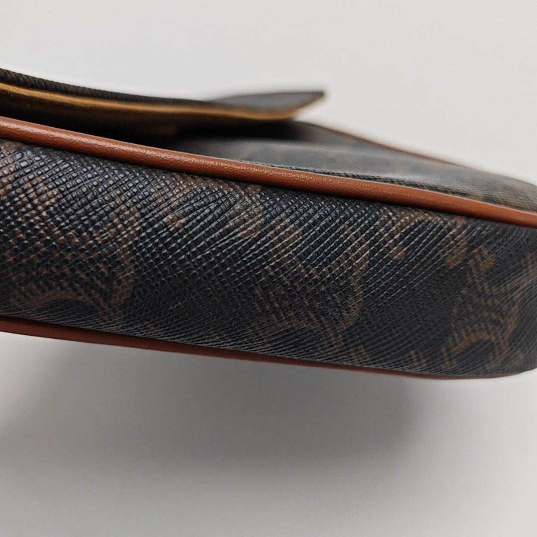 TRIANGLE Coated Canvas Brown