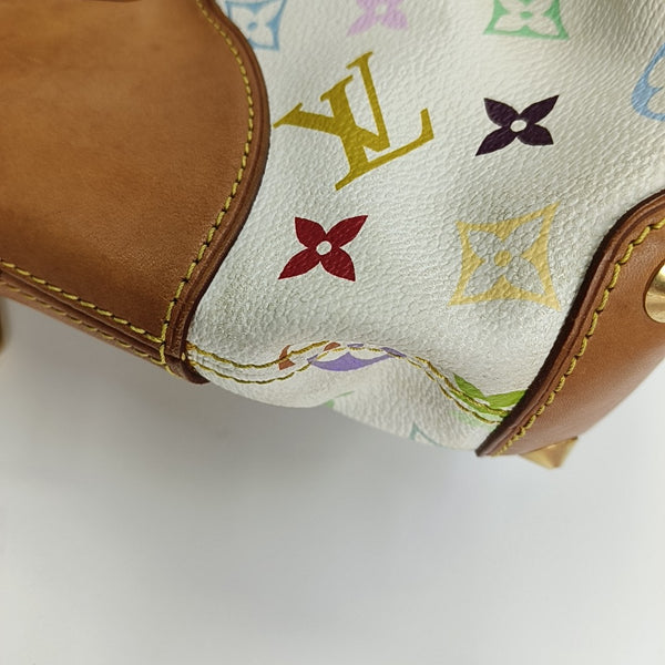 JUDY PM Monogram Coated Canvas White