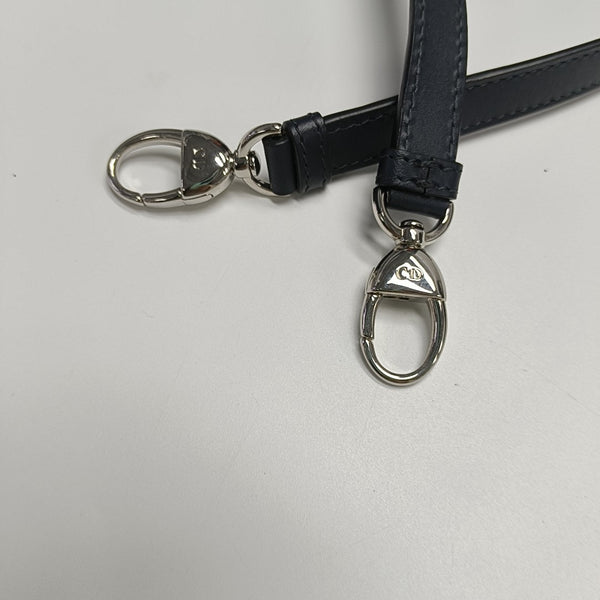 Oblique Canvas Shoulder Bag Small Blue