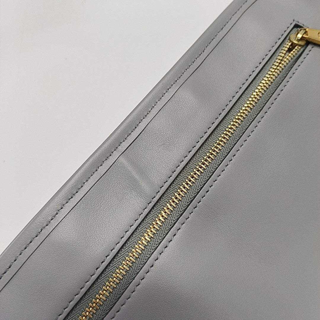 Calfskin Belt Bag Gray