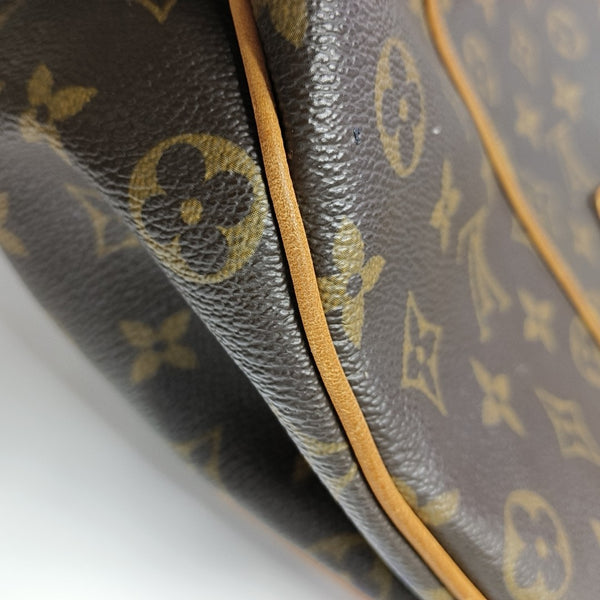 GALLIERA PM Monogram Coated Canvas Brown