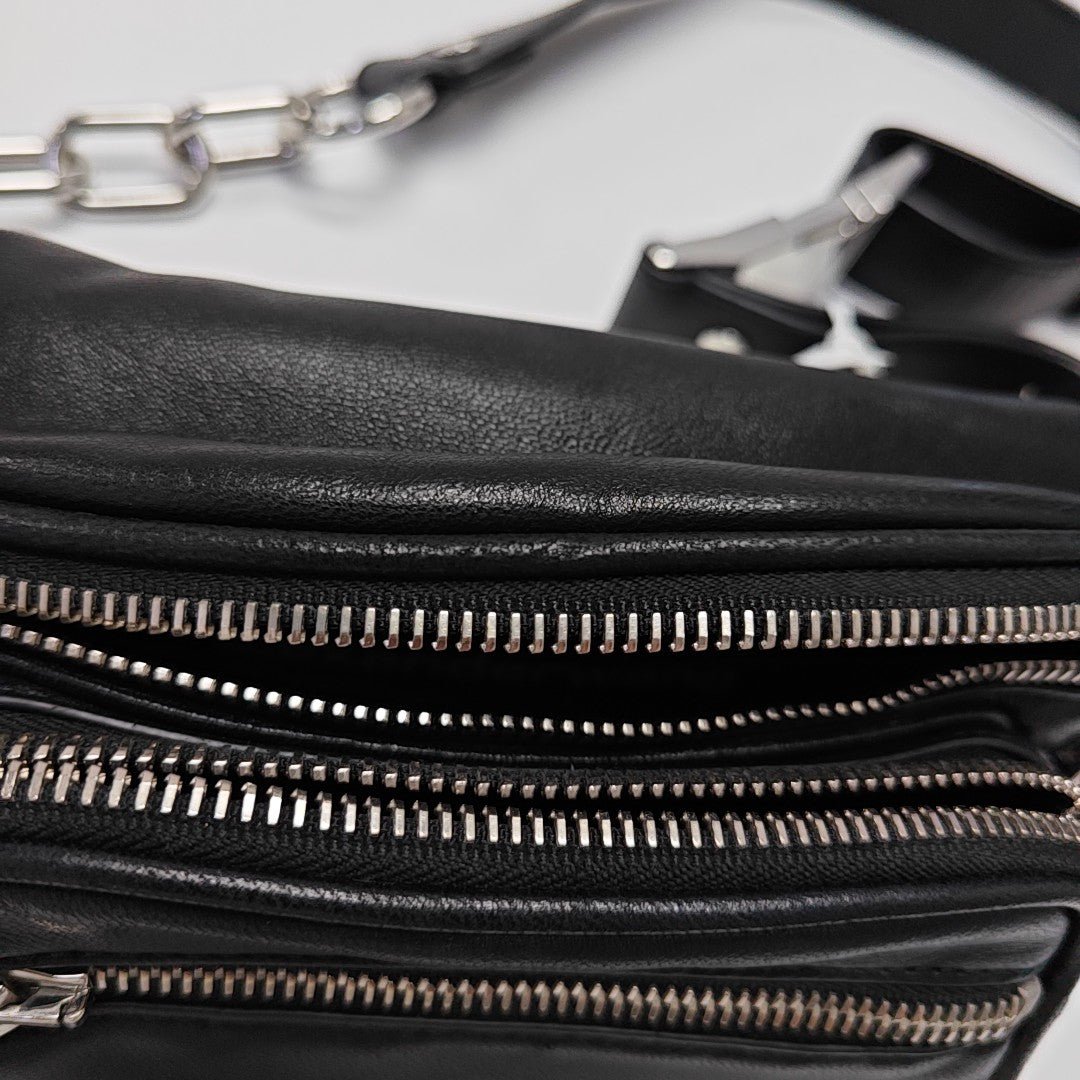 Lambskin Belt Bag Medium Black