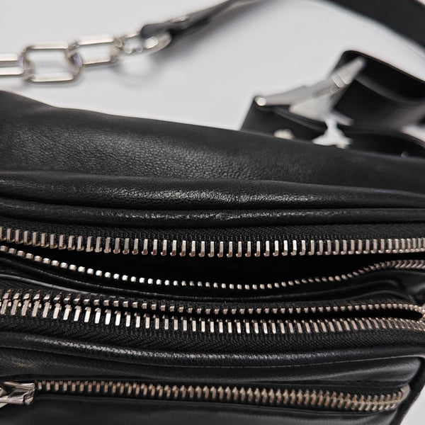 Lambskin Belt Bag Medium Black
