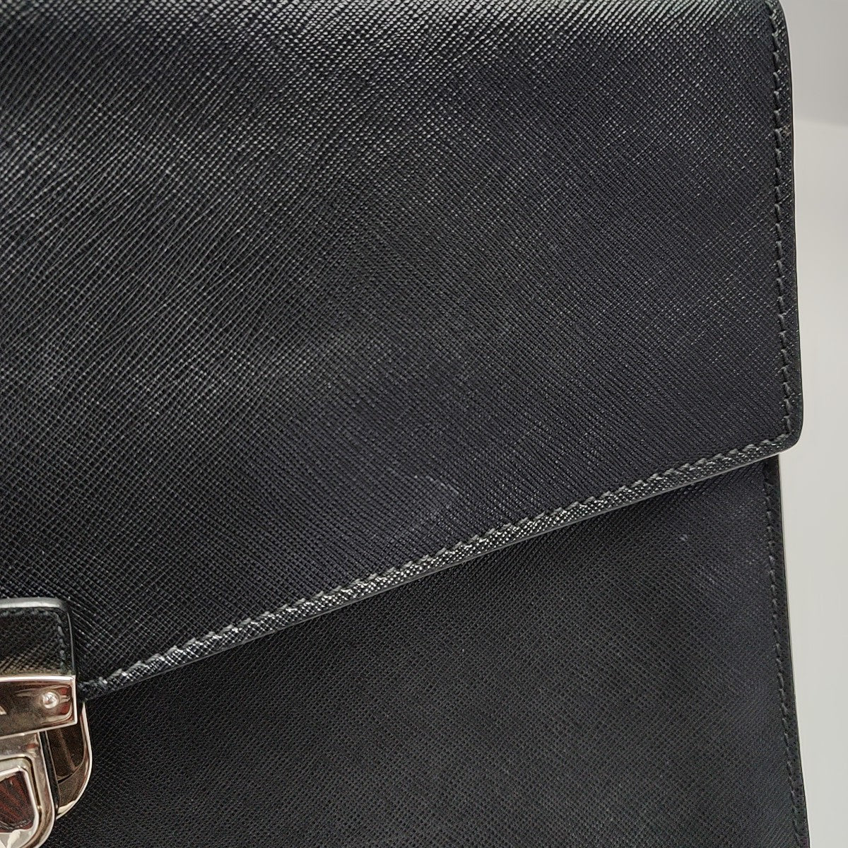 Leather Clutch Black