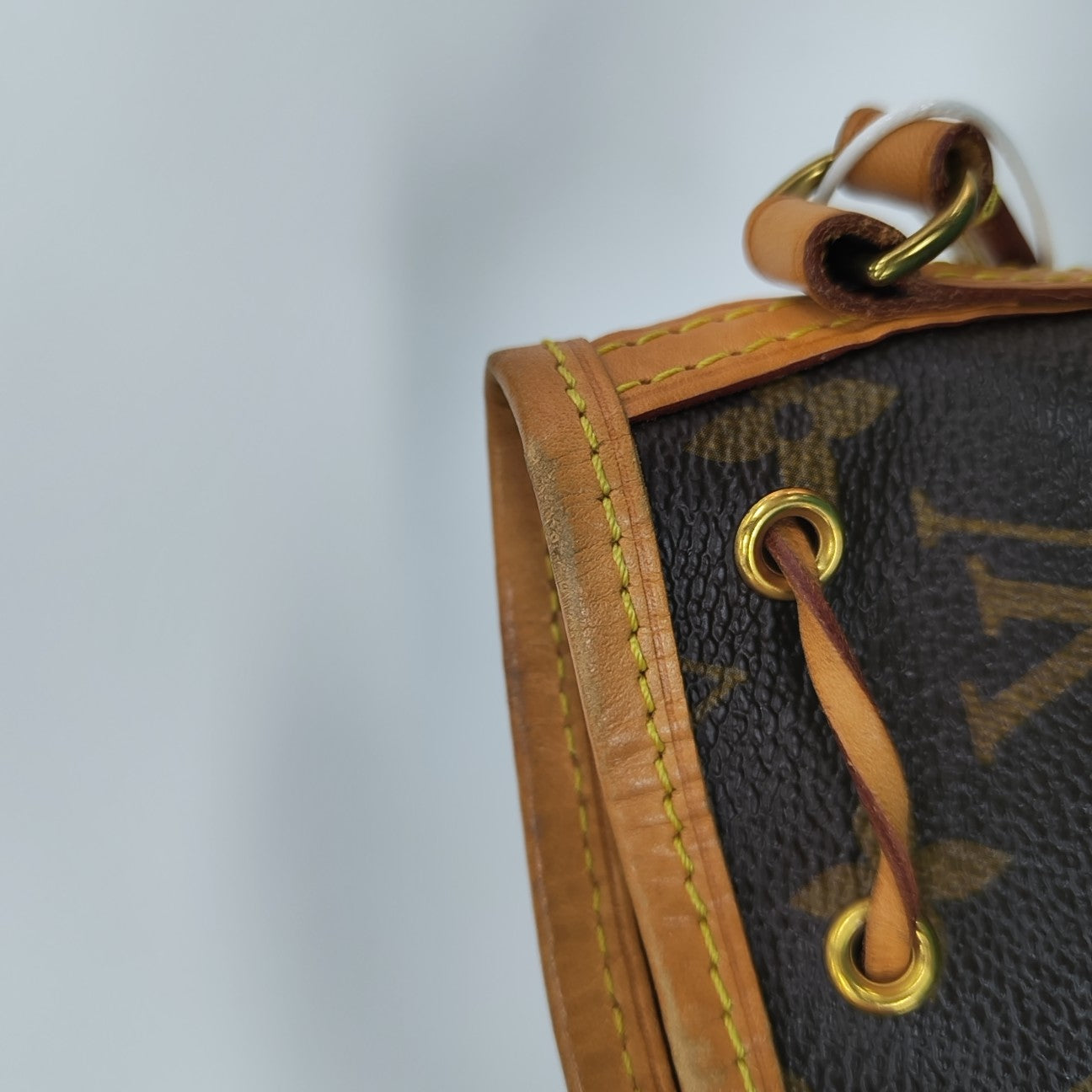 NÉONOÉ Nano Monogram Coated Canvas Brown
