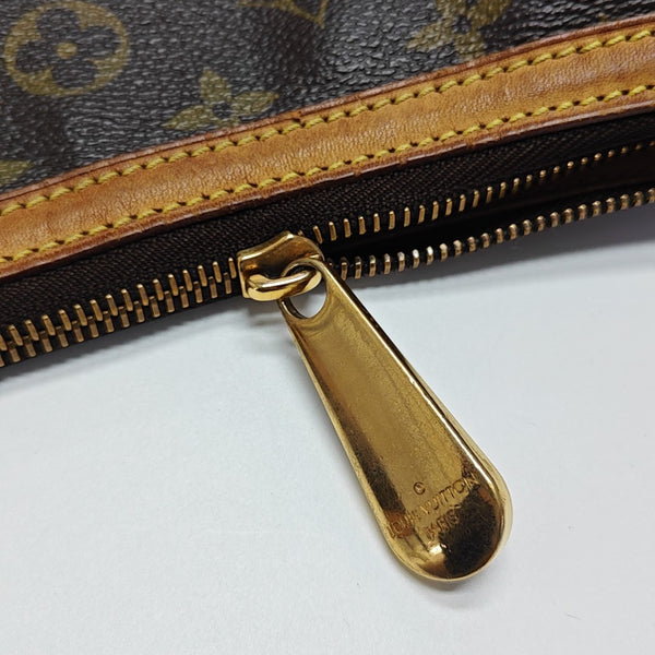 TULUM Monogram Coated Canvas Brown