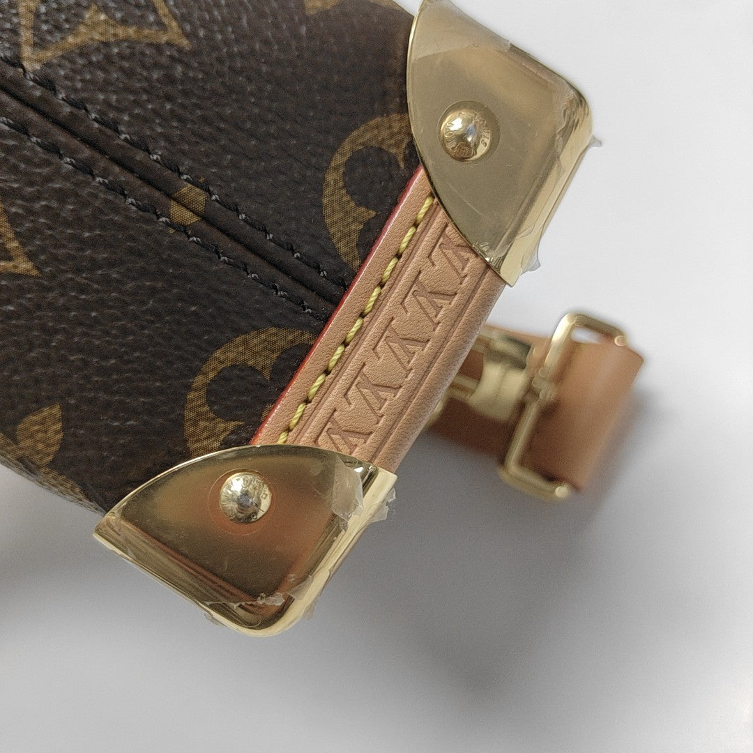 SIDE TRUNK PM Monogram Coated Canvas Brown