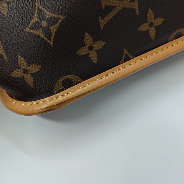 DIANE Monogram Coated Canvas Brown