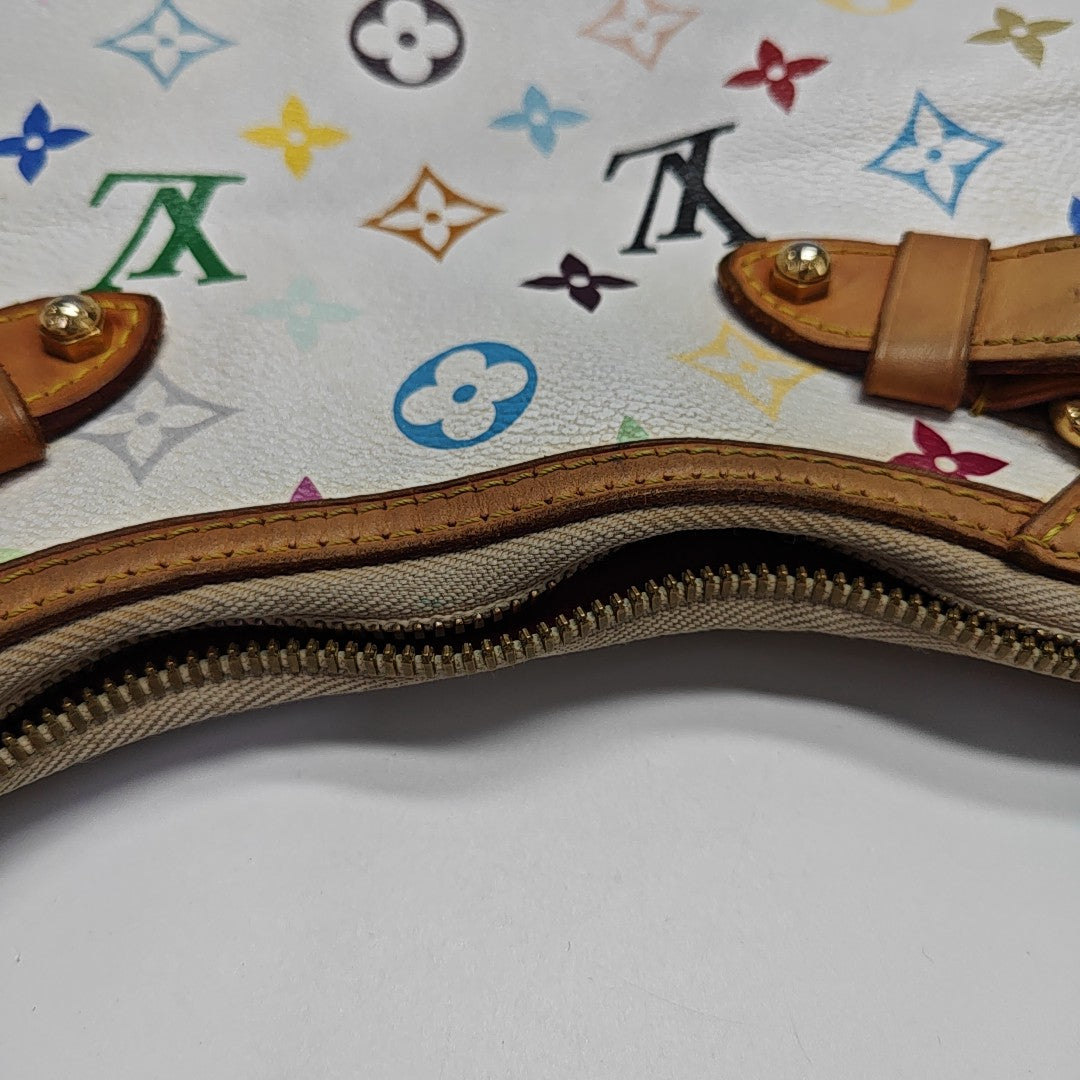 LV × TM GRETA Monogram Coated Canvas White
