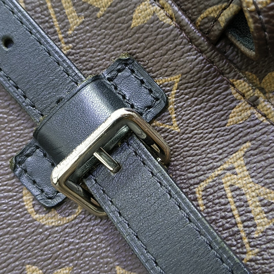 CHRISTOPHER MM Monogram Coated Canvas Brown
