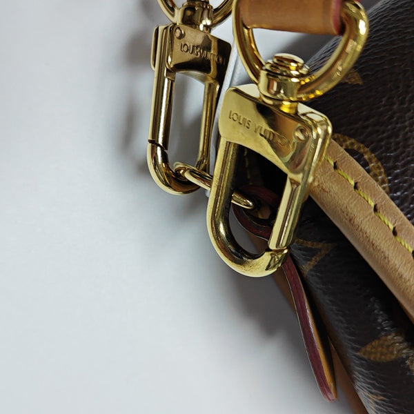 DIANE Monogram Coated Canvas Brown