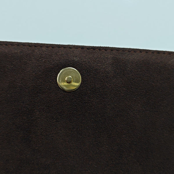 Lily Monogram Coated Canvas Brown