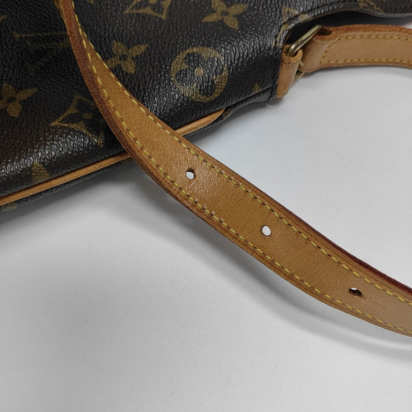 MUSETTE TANGO Monogram Coated Canvas Brown