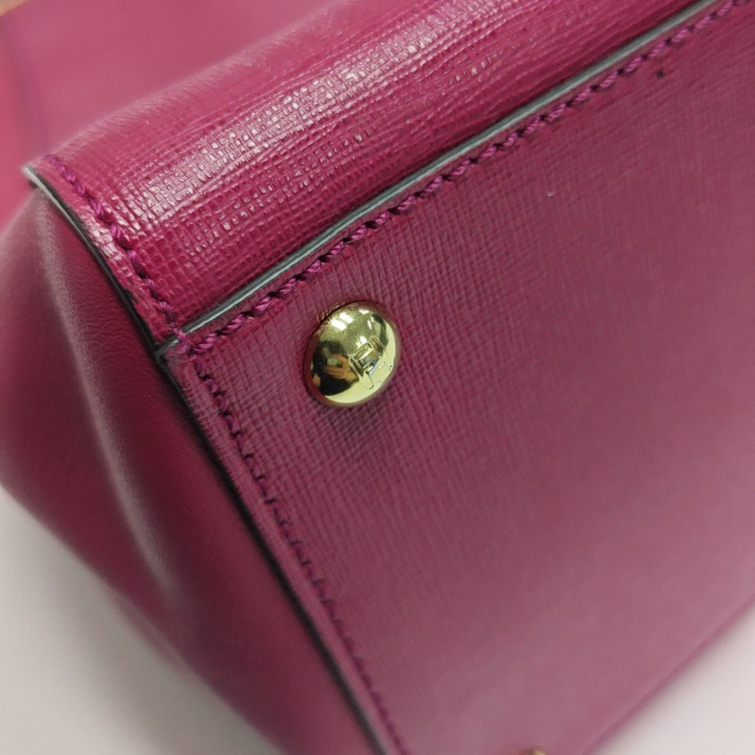 2 Jours Medium Calfskin Purple