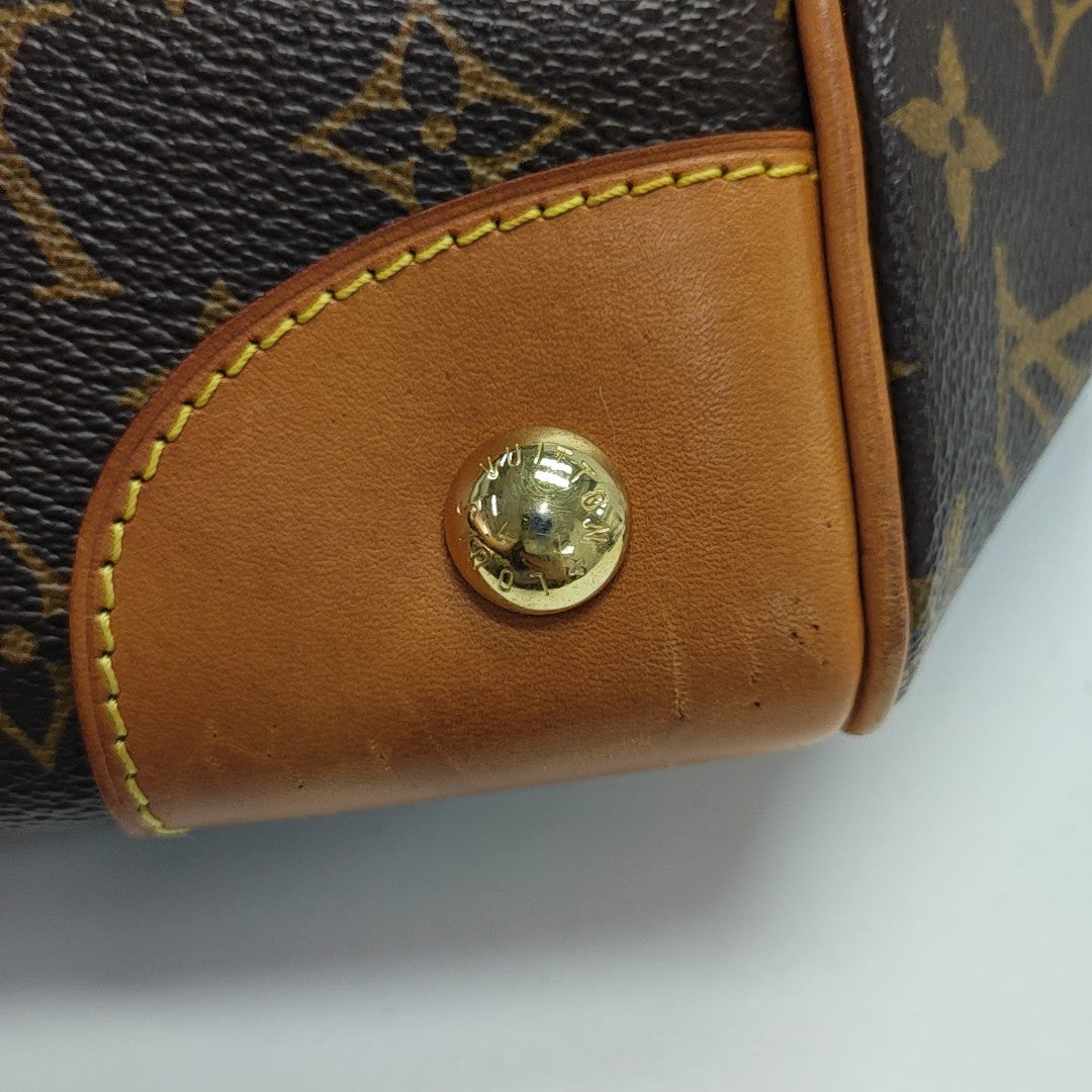 ESTRELA Monogram Coated Canvas Brown