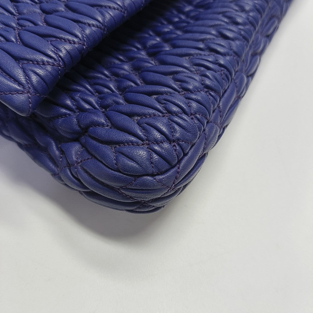 Crystal Quilted Lambskin Purple