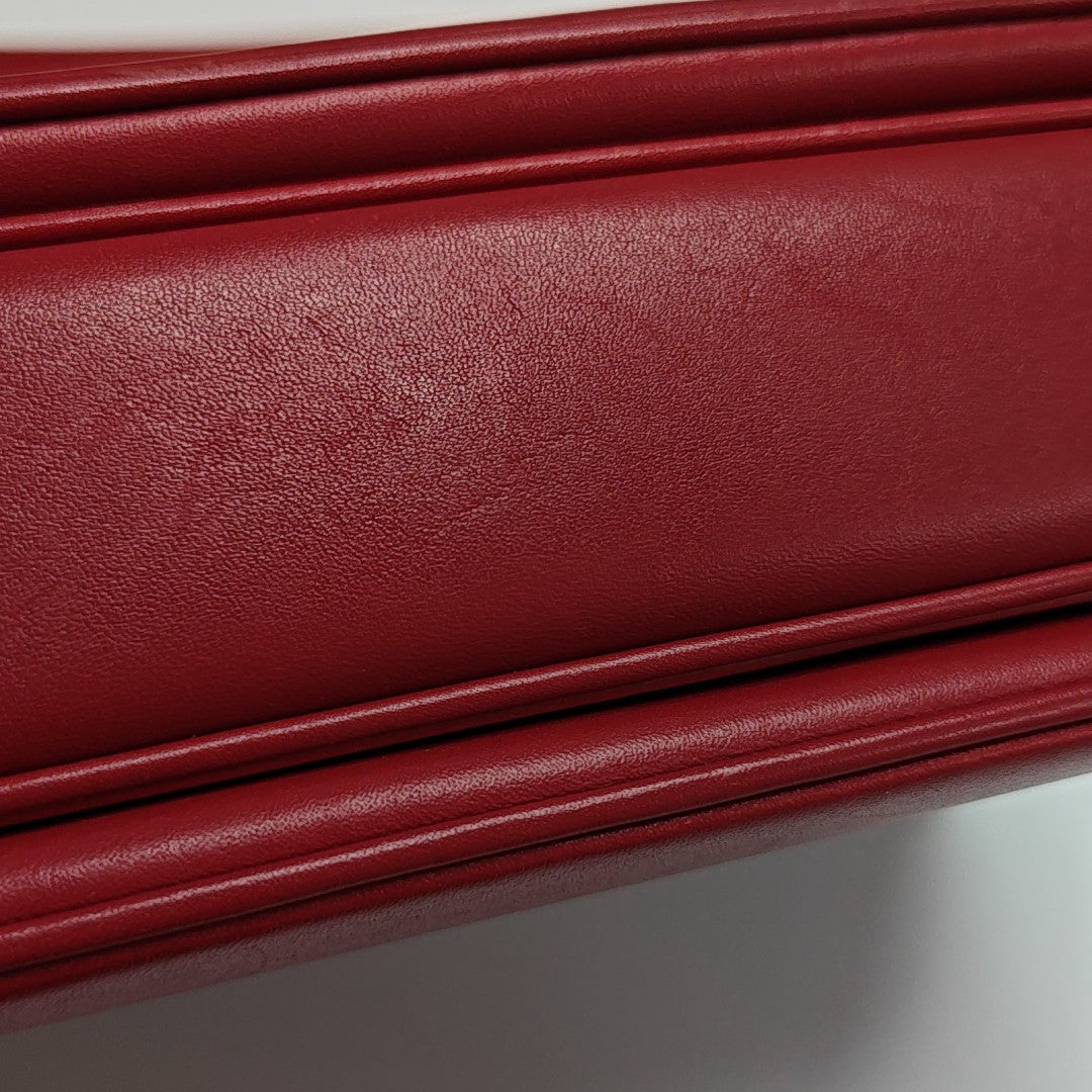 C Medium Calfskin Red