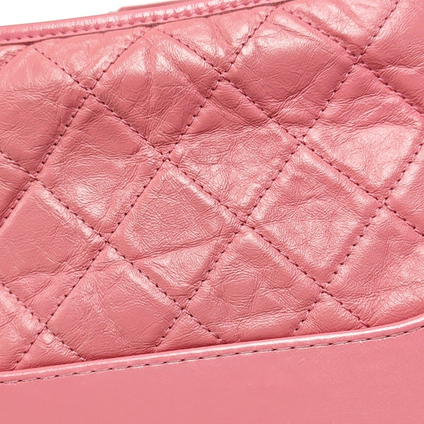 GABRIELLE Small Quilted Calfskin Red