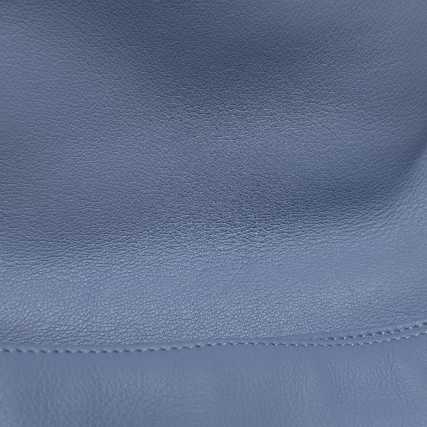 Calfskin Shoulder Bag Blue