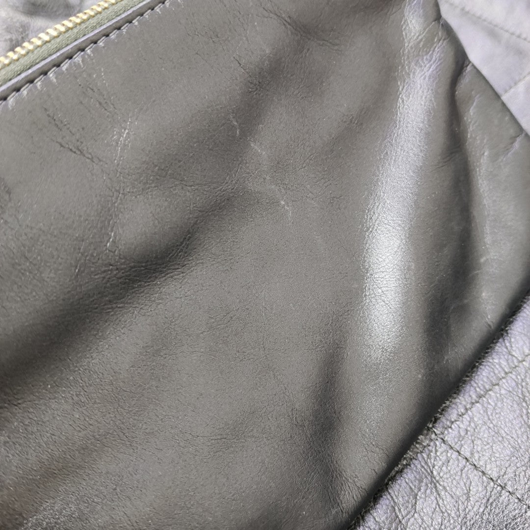 CHANEL 22 Small Quilted Calfskin Gray