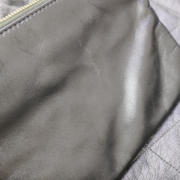 CHANEL 22 Small Quilted Calfskin Gray