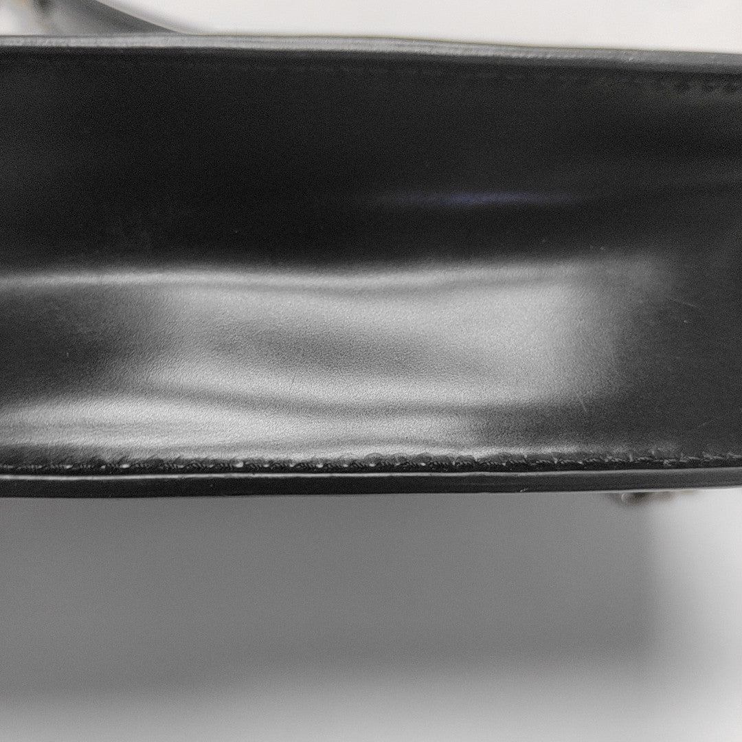 Calfskin Shoulder Bag Black