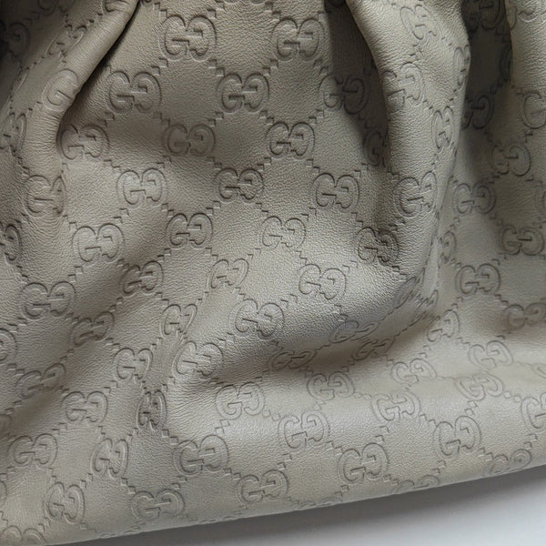 Sukey Monogram Calfskin Beige