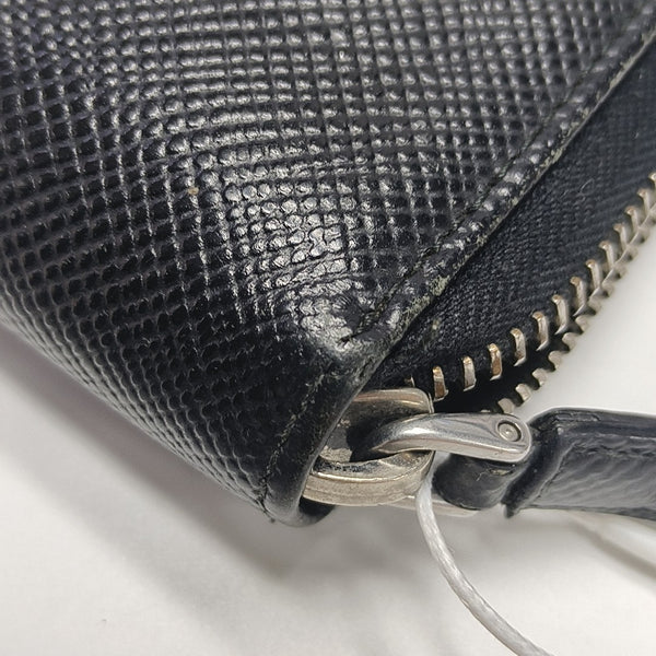 Saffiano Calfskin Wallet Black