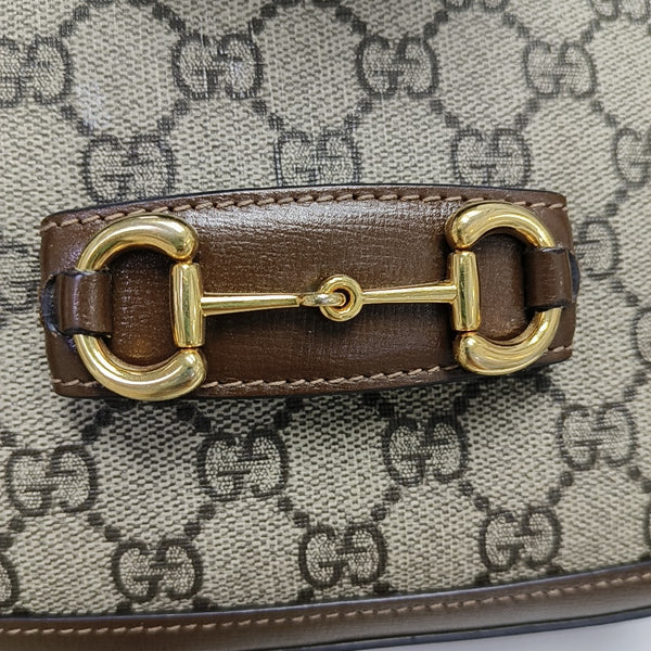 Horsebit 1955 Mini Coated Canvas Beige
