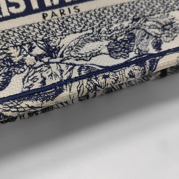 Book Tote Mini Fabric Blue