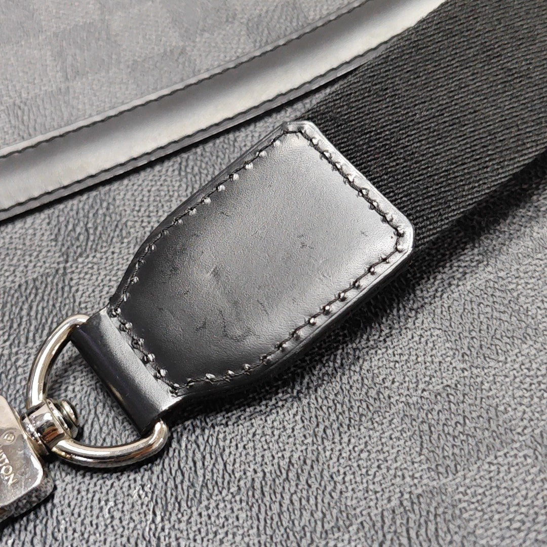 TADAO PM Damier Graphite Coated Canvas Gray