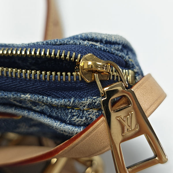CROISSANT PM Monogram Canvas Blue